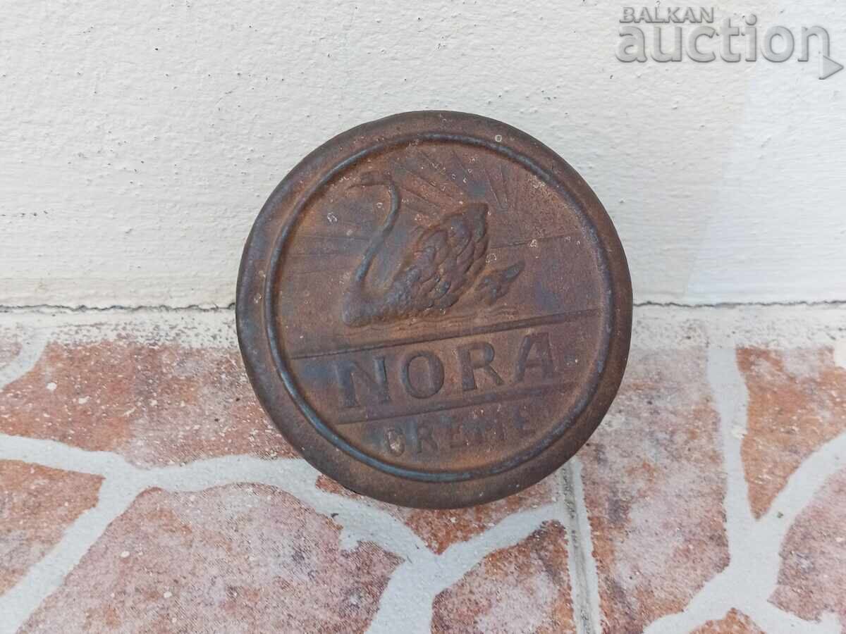 NORA κρέμα krem noρα μεταλλικό κουτί can box