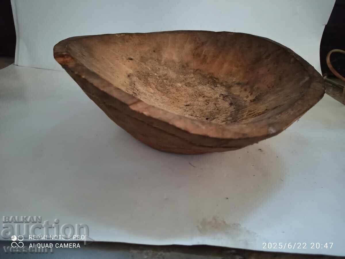 Old wooden trough wooden vessel Old wooden trough wooden vessel