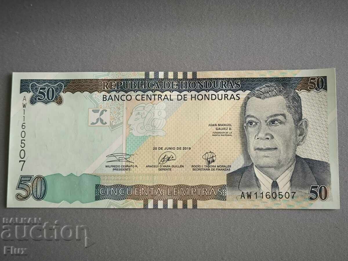 Банкнота - Хондурас - 50 лемпира UNC | 2019г.