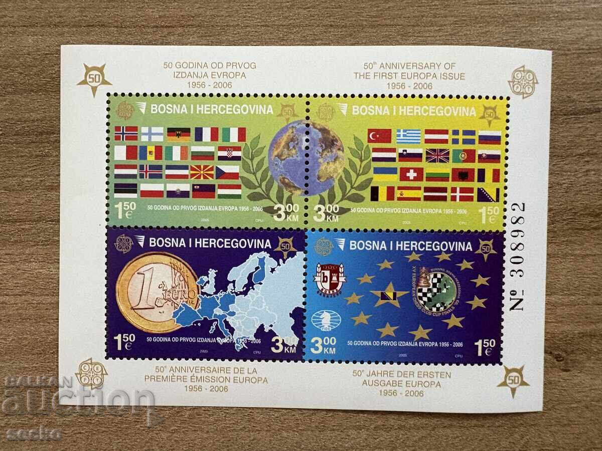 50 Years of Europe - Bosnia and Herzegovina - (2005) - MNH - Block