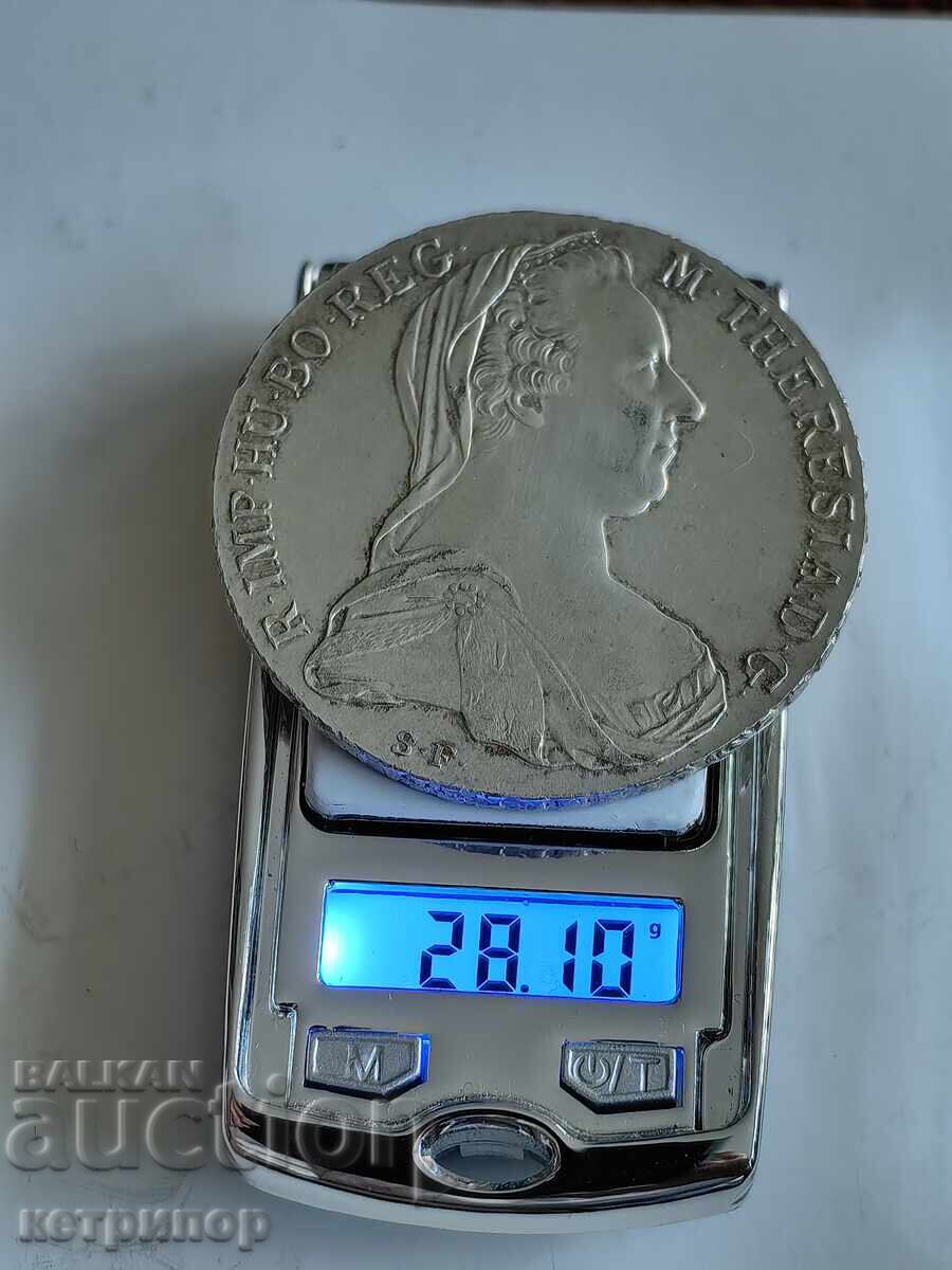 Δημοπρασία 1 τάληρο 1780 Αυστρία ρέπλικα ασημένιο Δημοπρασία 1 τάληρο 1780 Αυστρία ρέπλικα ασημένιο