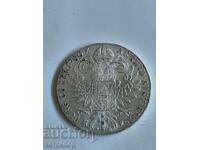 1 талер 1780 г. Австрия рестрайк сребърна