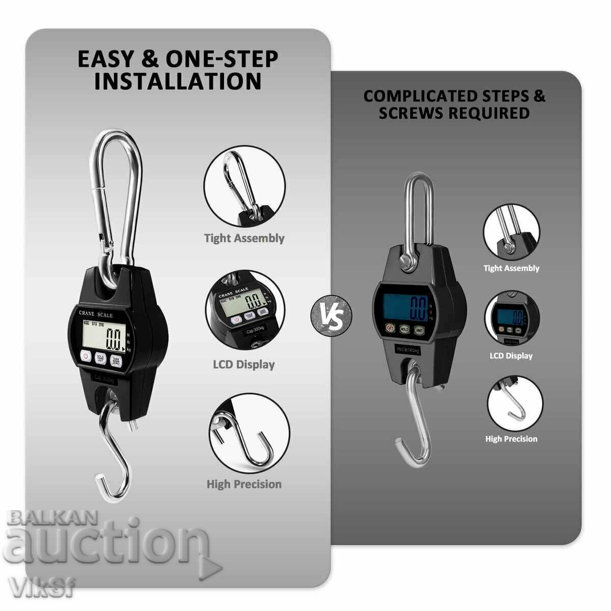 Παράδοση Ζυγαριά γερανού 300 kg