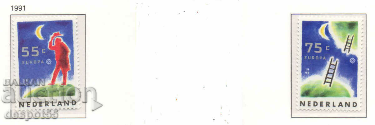 1991. Нидерландия. Европейска аерокосмическа индустрия.