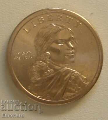 USA Native American 1 dollar 2024 Indian Citizenship Act 1924 P with price 7.50 BGN | € 3.83
