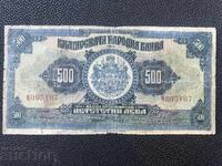 Regatul Bulgariei 500 leva 1922 Boris al III-lea portul Varna