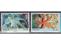 Καθαρές γραμματόσημες Ευρώπη ΣΕΠΤ Θαλάσσια Πανίδα 2024 από Μάλτα
