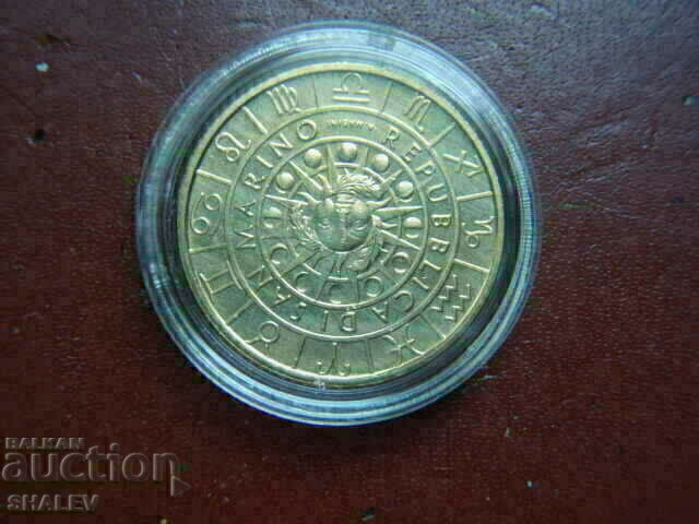 5 Euro 2021 San Marino "Capricornus"- Unc (zodiac - capricorn) - 5 5 Euro 2021 San Marino "Capricornus"- Unc (zodiac - capricorn) - 5
