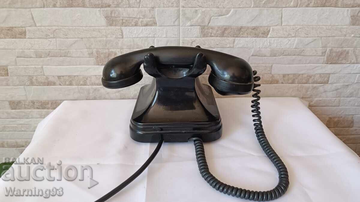 Доставка на Стар немски телефон с вилка-  Siemens - 1950" година