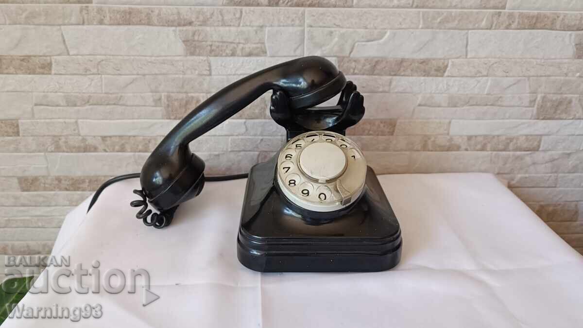 Παλιό γερμανικό τηλέφωνο με πηρούνι - Siemens - 1950" - 5 Παλιό γερμανικό τηλέφωνο με πηρούνι - Siemens - 1950" - 5