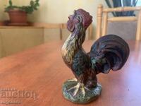 FIGURINĂ DIN PORȚELAN STATUETĂ COCOȘ GĂINĂ