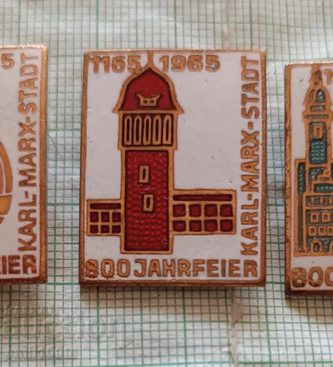 Livrarea Ecusoane 5 buc. 800 ani Karl Marx Stadt Livrarea Ecusoane 5 buc. 800 ani Karl Marx Stadt