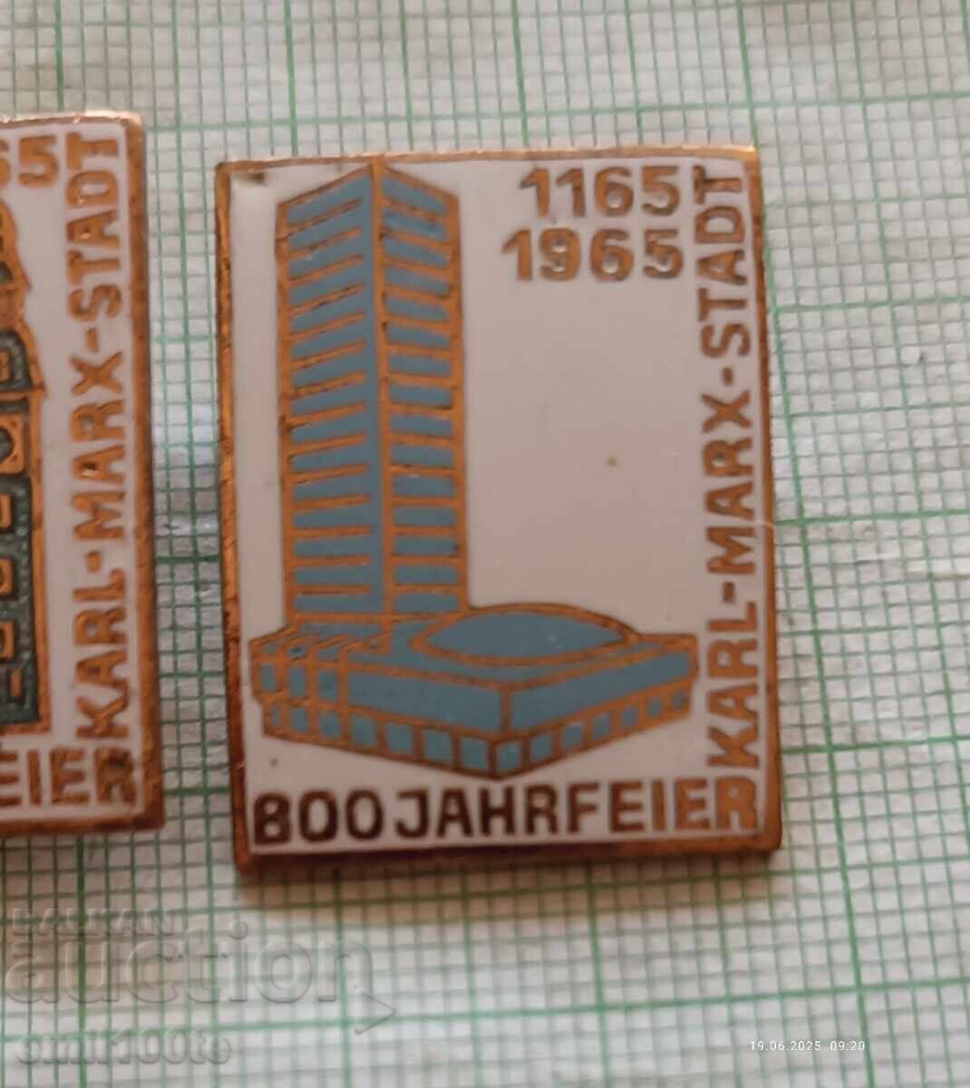 Ecusoane 5 buc. 800 ani Karl Marx Stadt - 6 Ecusoane 5 buc. 800 ani Karl Marx Stadt - 6