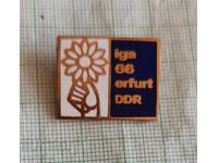 Badge - IGA 66 Erfurt GDR