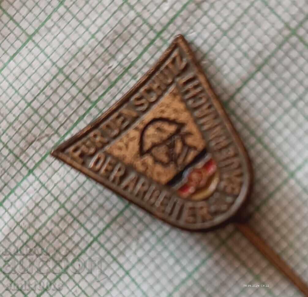 Auction  Badge - East German Army