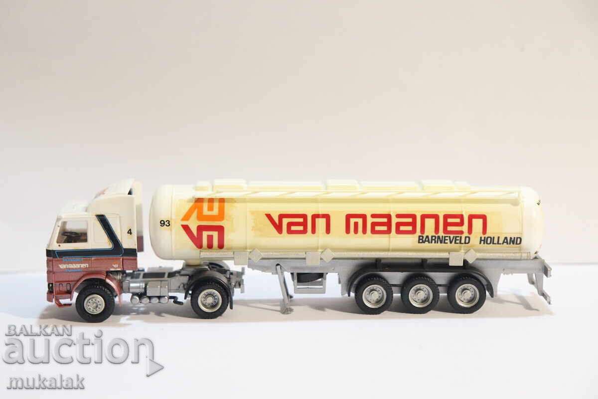 HERPA 1:87 H0 SCANIA TIR TRUCK TANKER TRAILER MODEL