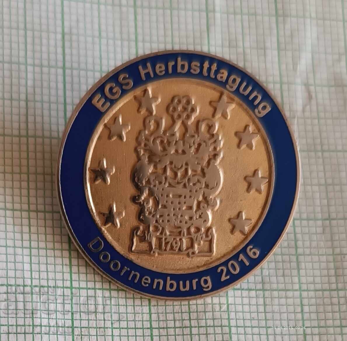 Значка- Конференция на стрелковите клубове в Европа 2016 Значка- Конференция на стрелковите клубове в Европа 2016