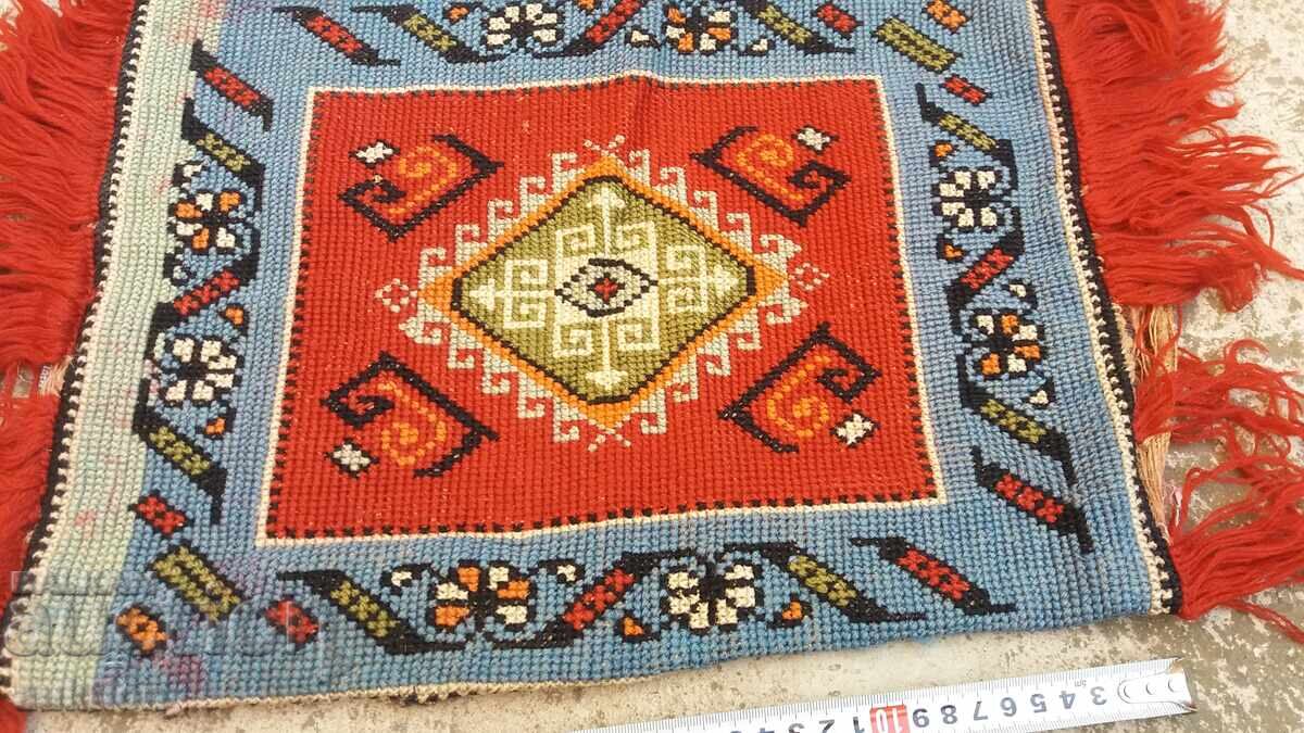 HUSA DE PERNĂ DIN LÂNĂ CUSUTĂ MANUAL - RODOPICĂ - 6