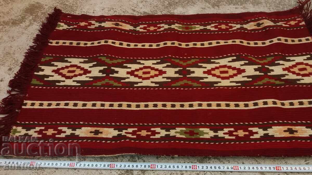 HUSA DE PERNĂ MARE, COLORATĂ, DIN LÂNĂ DE RODOP - 5