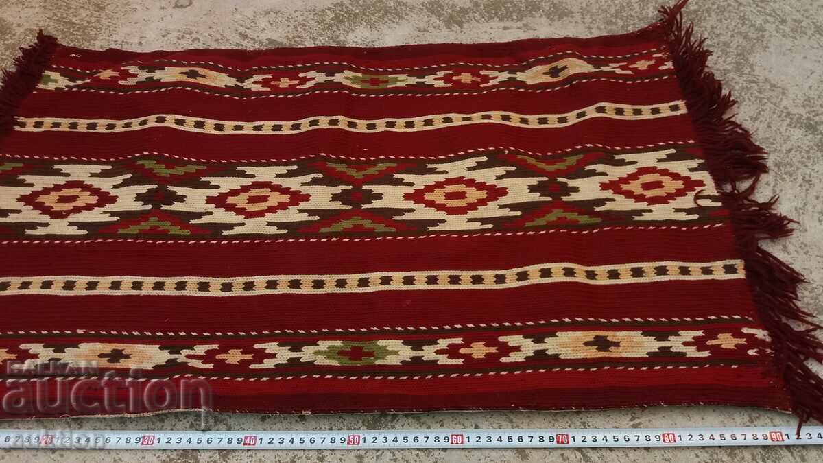 HUSA DE PERNĂ MARE, COLORATĂ, DIN LÂNĂ DE RODOP - 6