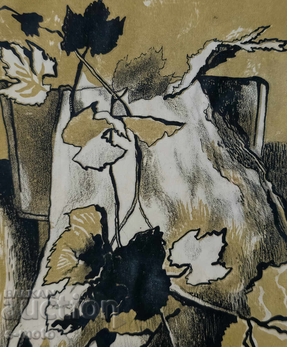 Livrarea Grafică, litografie natură statică