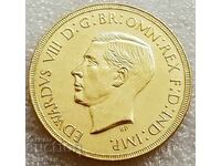 Νόμισμα Ηνωμένου Βασιλείου 5 Λίρες 1937 Έτους Βασιλιάς Εδουάρδος VIII