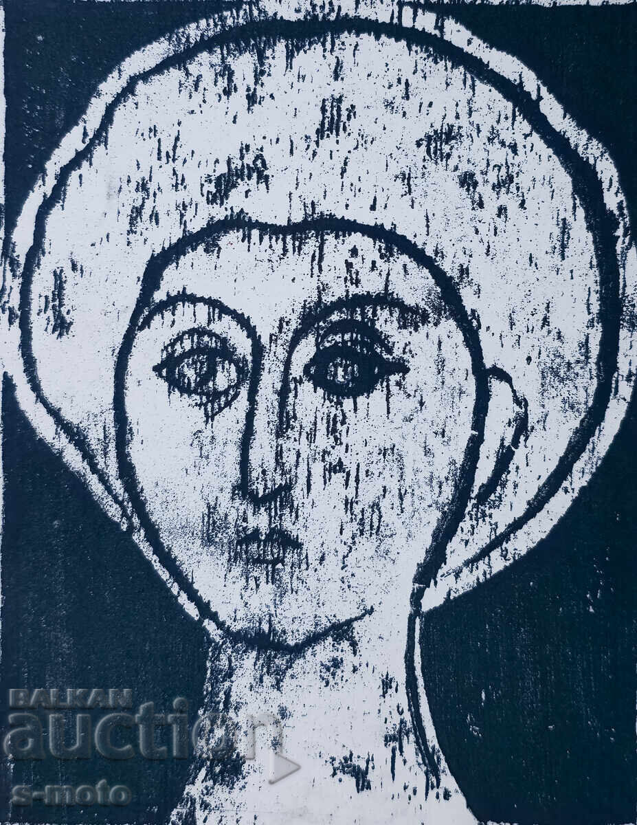 Δημοπρασία Γραφικά, λιθογραφία πορτρέτο 1967