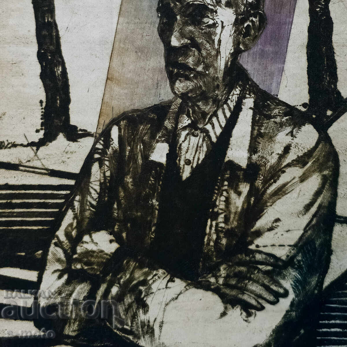 Γραφικά, ξηρή χάραξη, φιγούρα σύνθεση - 6