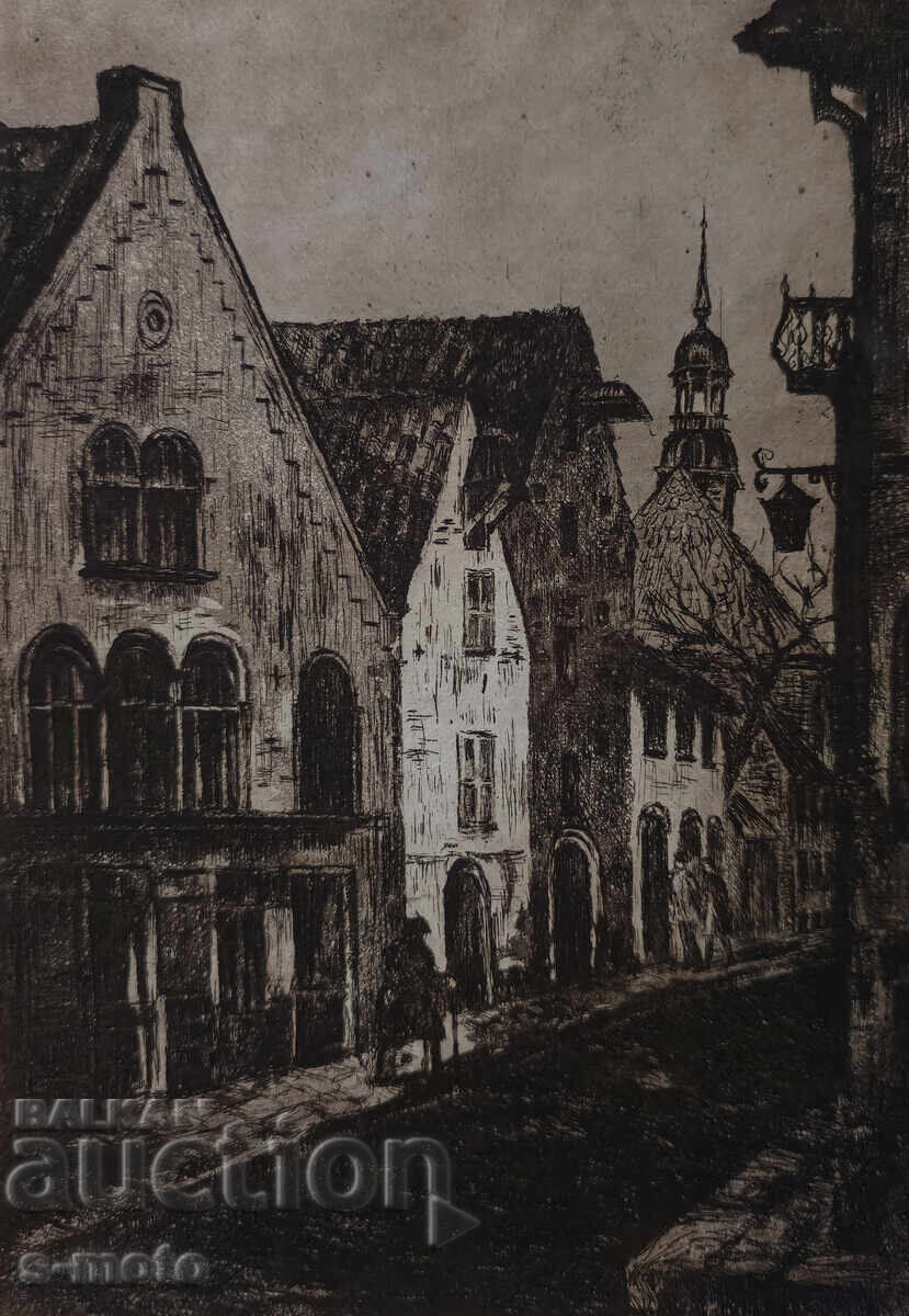 Παράδοση Εβελίνα Μπογιατζίεβα, γραφικά, μικτή τεχνική, τοπίο 1979 Παράδοση Εβελίνα Μπογιατζίεβα, γραφικά, μικτή τεχνική, τοπίο 1979