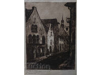 Εβελίνα Μπογιατζίεβα, γραφικά, μικτή τεχνική, τοπίο 1979