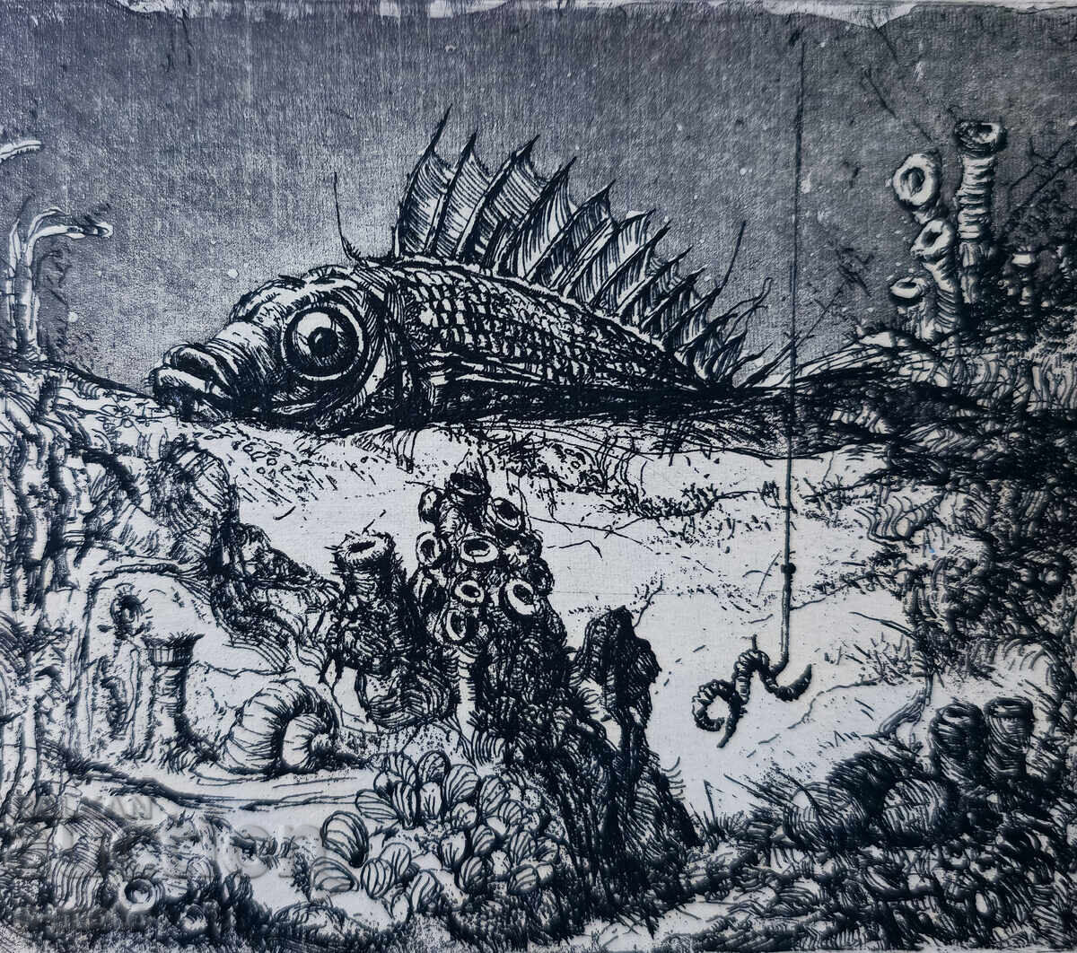 Γραφικά, χαρακτικό, αφηρημένη σύνθεση - 7 Γραφικά, χαρακτικό, αφηρημένη σύνθεση - 7