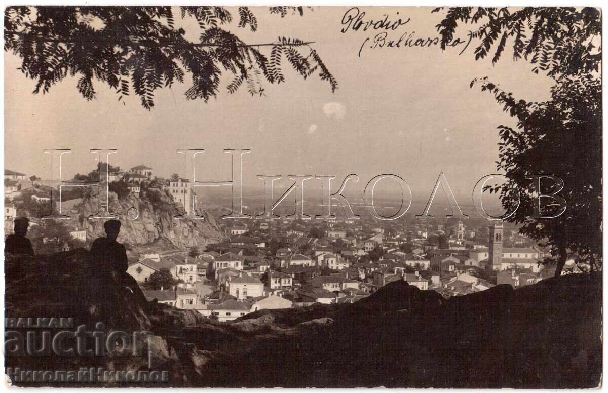 1925 CĂRȚICĂ VECHE PLOVDIV VEDERE GENERALĂ E042