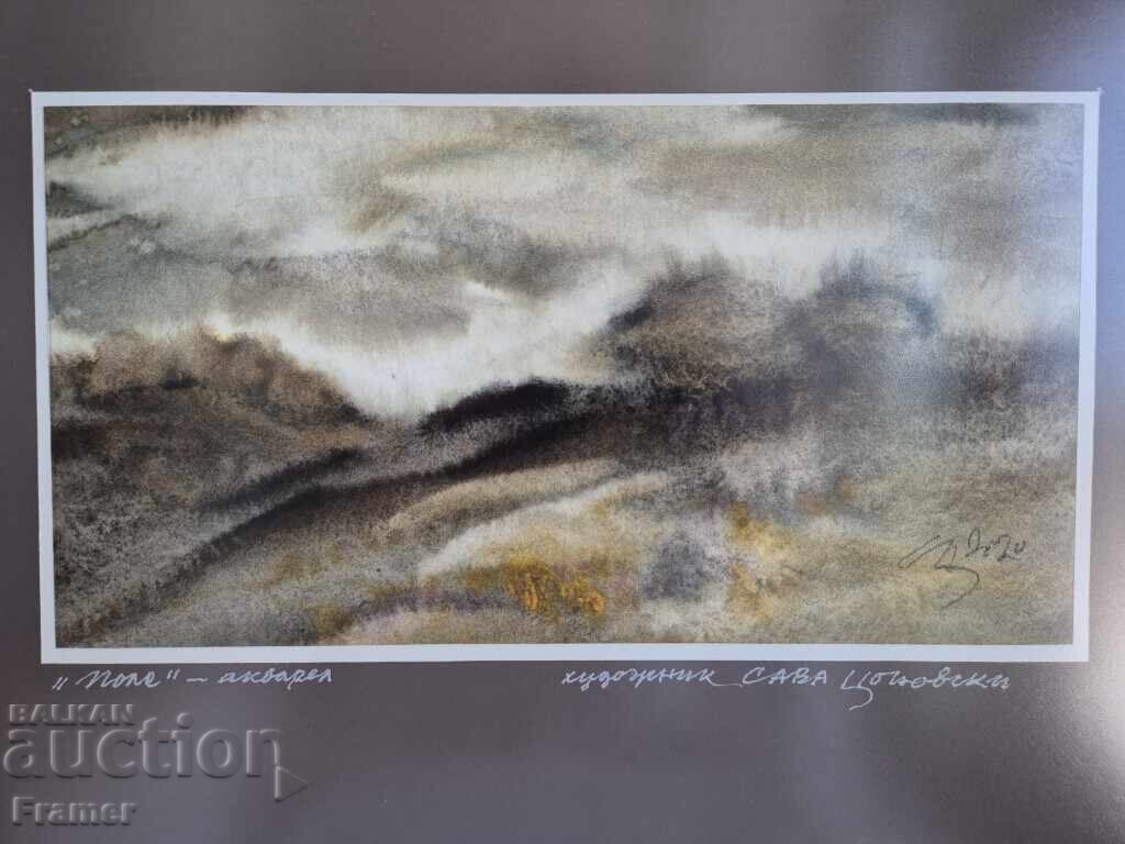 Watercolor by the great artist STOLETNIKA Sava Tsonovski 5z with price € 305.00 | 596.53 BGN Watercolor by the great artist STOLETNIKA Sava Tsonovski 5z with price € 305.00 | 596.53 BGN