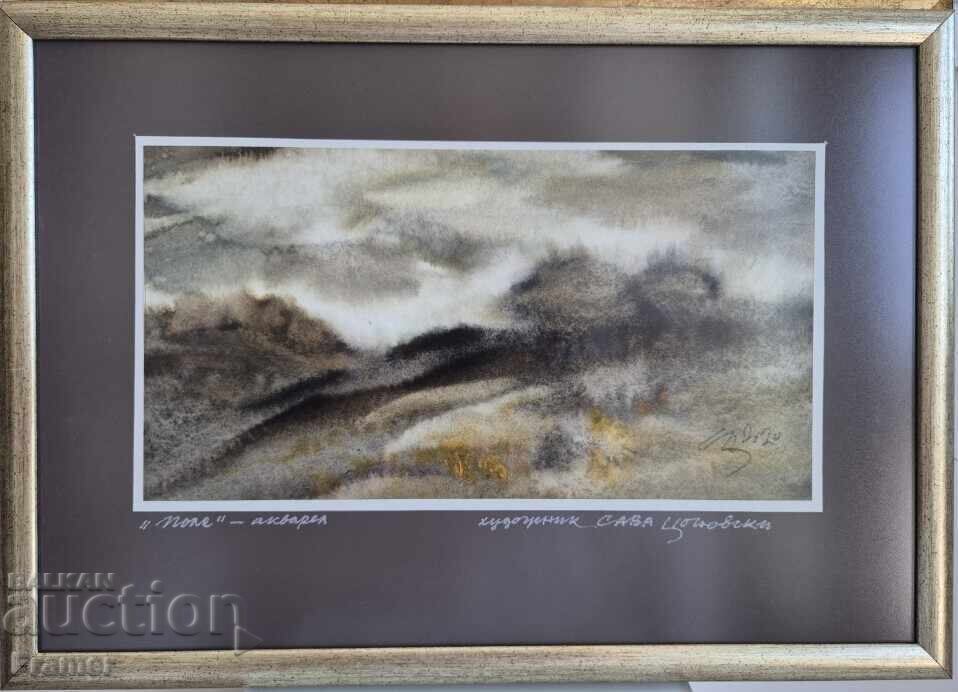 Watercolor by the great artist STOLETNIKA Sava Tsonovski 5z Watercolor by the great artist STOLETNIKA Sava Tsonovski 5z