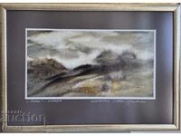 Aкварел от големият художник СТОЛЕТНИКА Сава Цоновски 5з