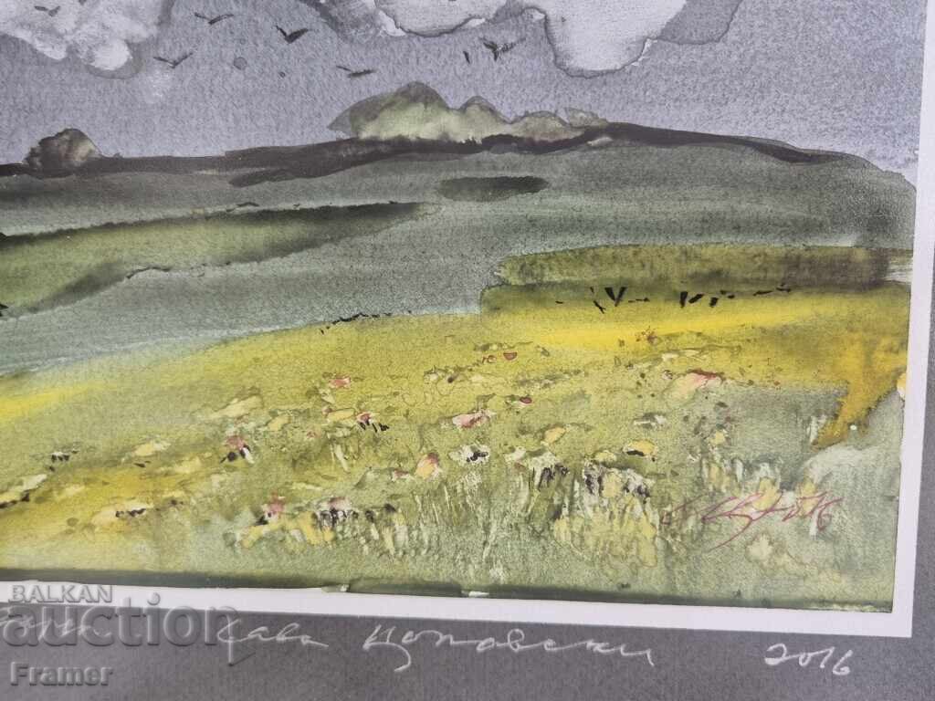 Delivery of Watercolor by the great artist STOLETNIKA Sava Tsonovski 10z