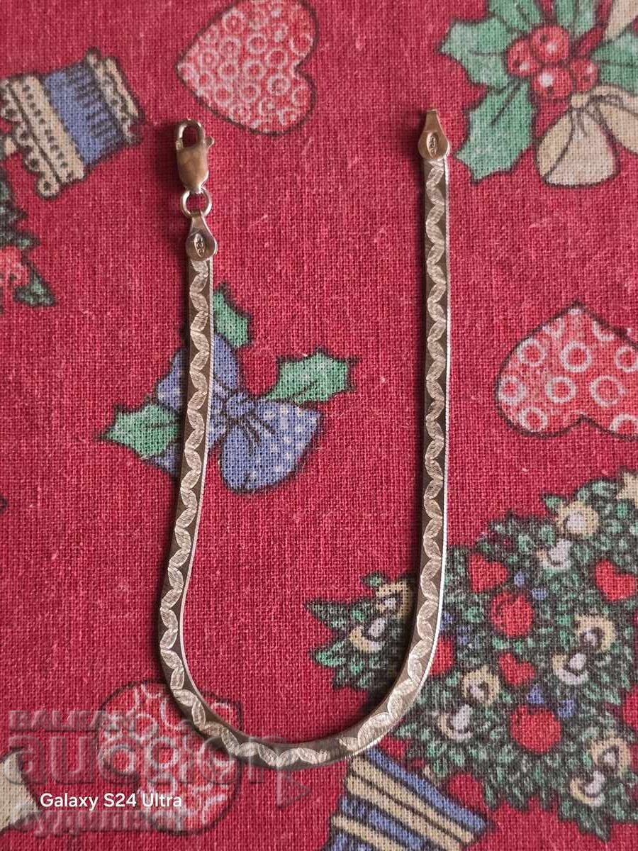 Silver bracelet. 18 cm. I'm listing over 100 auctions. Take a look