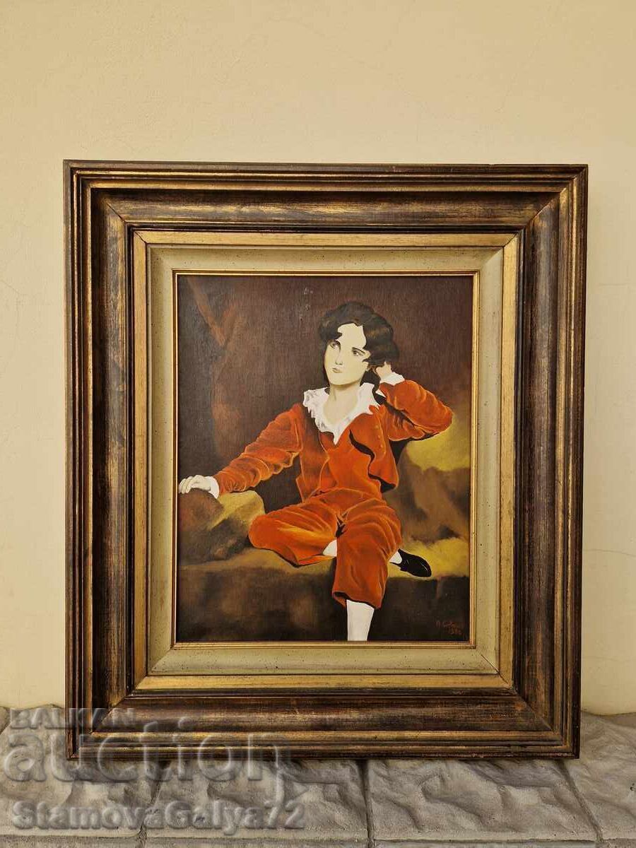 Υπέροχη αντίκα ολλανδική ζωγραφική με λάδι σε καμβά με τιμή 298.00 BGN | € 152.36