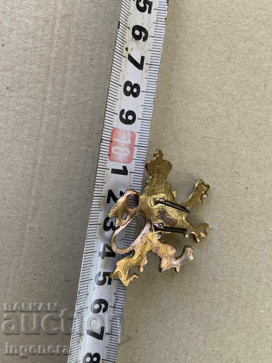 Παράδοση ΛΕΩΝ ΛΕΟΝΤΙ ΕΜΒΛΗΜΑ ΚΟΚΑΡΔΑ ΧΑΛΚΟΣ 50 MM