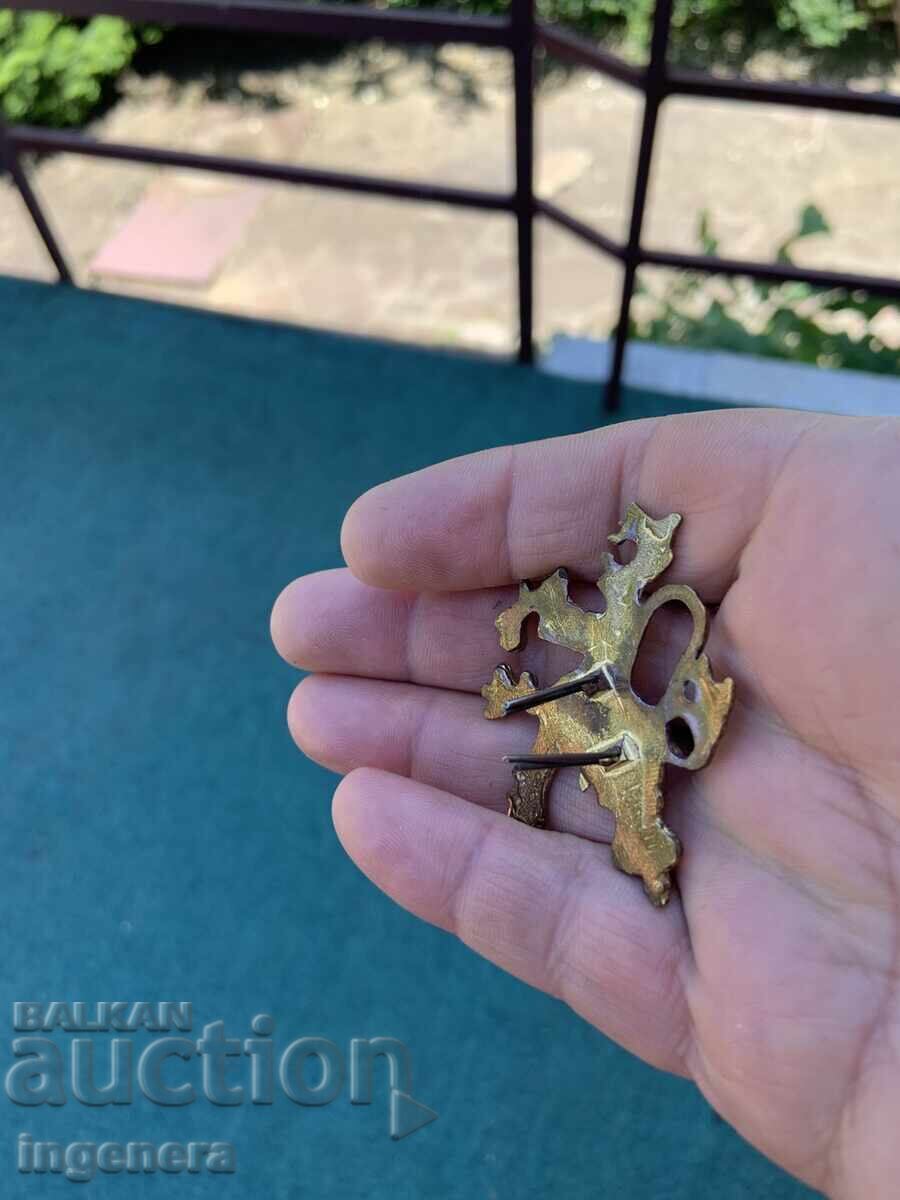 ΛΕΩΝ ΛΕΟΝΤΙ ΕΜΒΛΗΜΑ ΚΟΚΑΡΔΑ ΧΑΛΚΟΣ 50 MM - 5