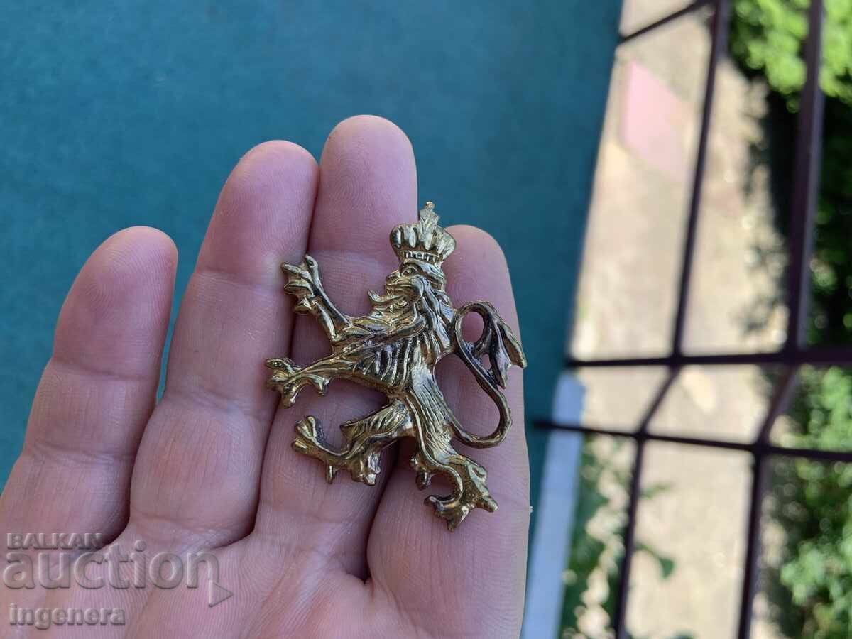 ΛΕΩΝ ΛΕΟΝΤΙ ΕΜΒΛΗΜΑ ΚΟΚΑΡΔΑ ΧΑΛΚΟΣ 50 MM