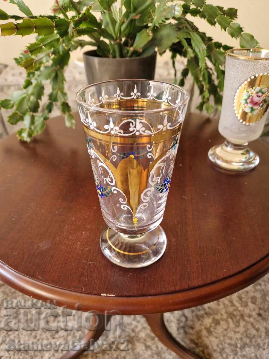 Great lot of 2 antique Bohemia Bochemia cups - 6