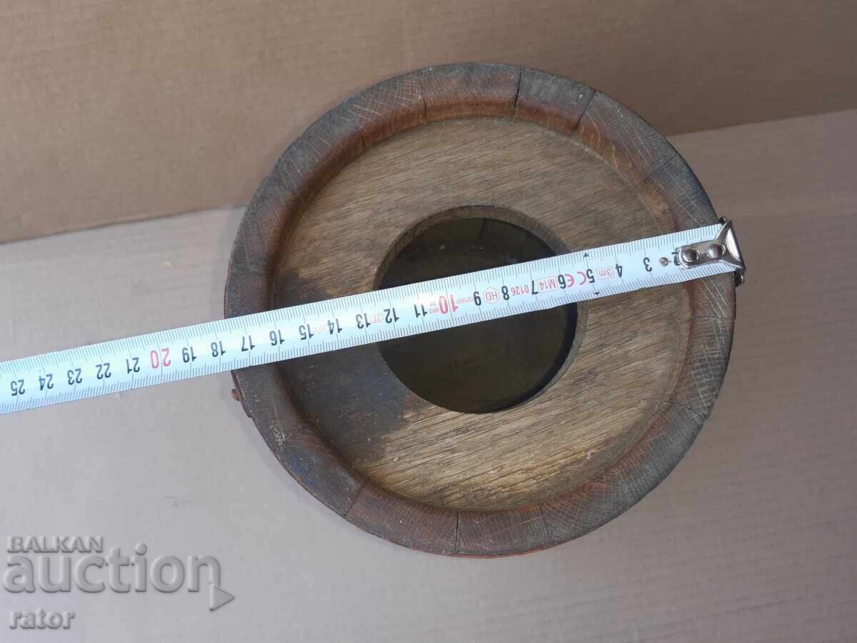 Old authentic small barrel, tub, cask, sturdy, RARE - 5 Old authentic small barrel, tub, cask, sturdy, RARE - 5