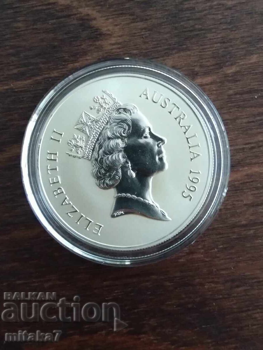 Silver Kangaroo coin, 1 oz, 1995, Australia with price 132.00 BGN | € 67.49 Silver Kangaroo coin, 1 oz, 1995, Australia with price 132.00 BGN | € 67.49