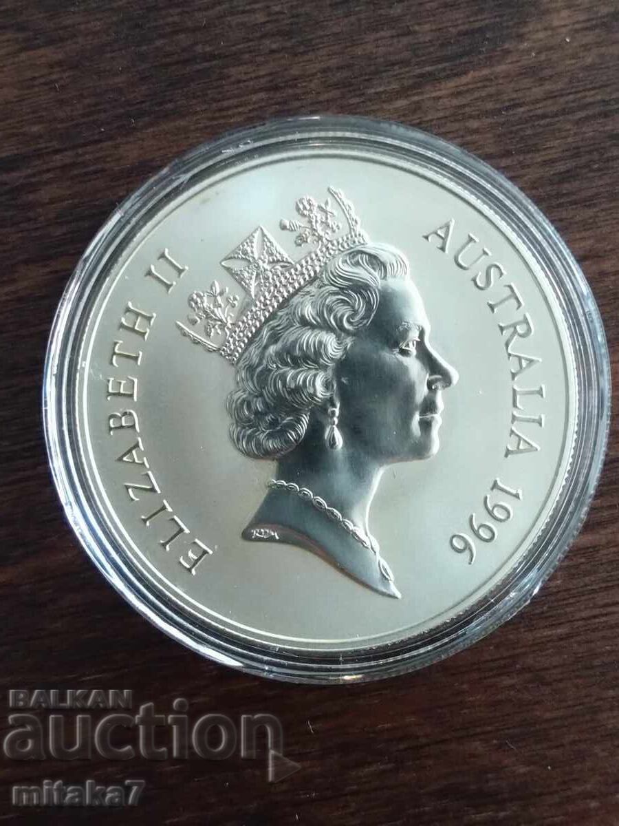 Silver Kangaroo coin, 1 oz, 1996, Australia with price 152.00 BGN | € 77.72