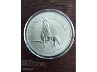 Moneda cangur de argint, 1 oz, 1996, Australia