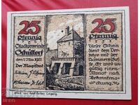 Bancnotă-Germania-Saxonia-Schüttorf-25 pfennig 1921