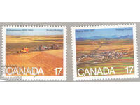 1980. Canada. 75 ani. pe provinciile Alberta și Saskatchewan
