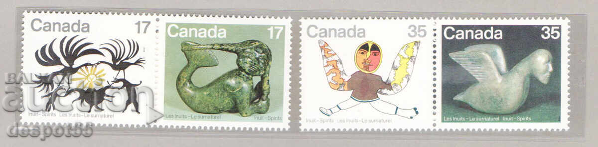 1980. Καναδάς. Καναδικοί Εσκιμώοι (Ινουίτ) - Πνεύματα 1980. Καναδάς. Καναδικοί Εσκιμώοι (Ινουίτ) - Πνεύματα