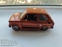 Old FIAT 126 car, 1/25, MEBETOYS